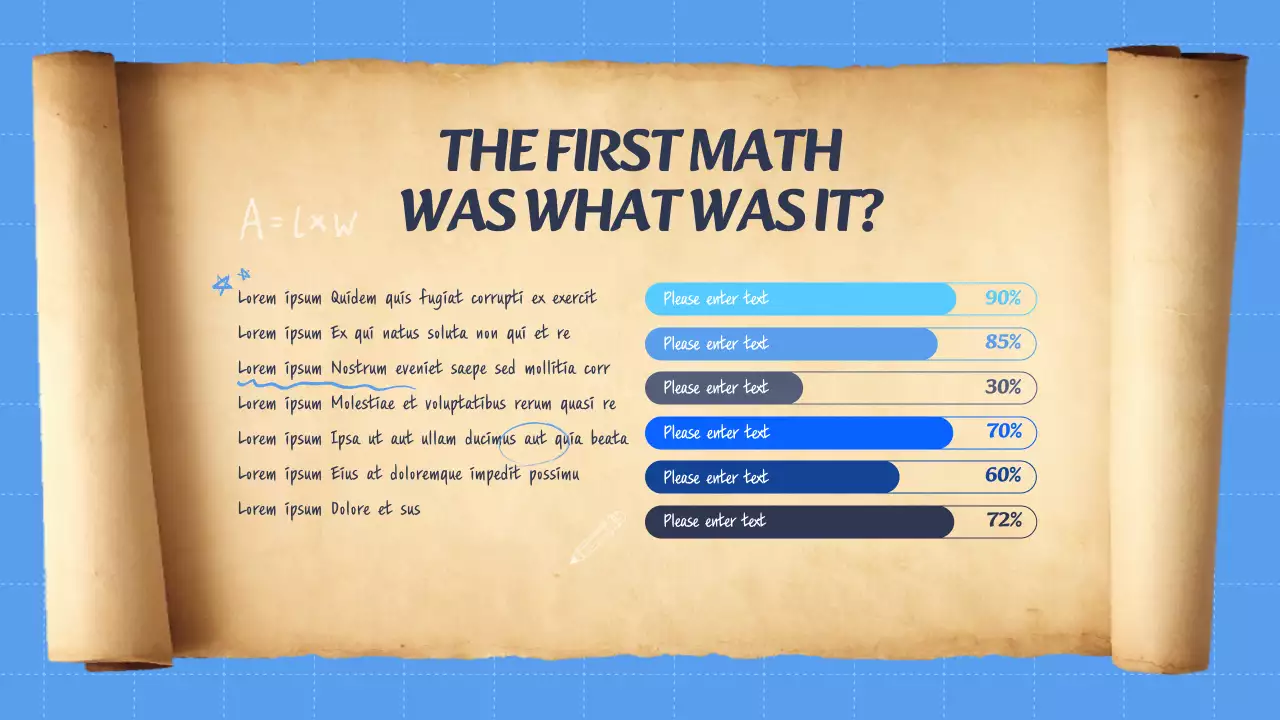 Beige Vintage Math Survey Infographic