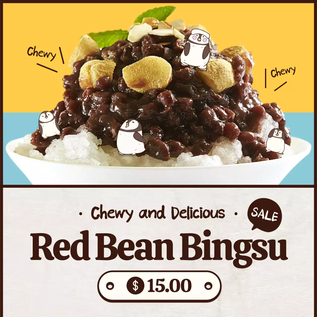 Brown Vintage Dessert Promotion Instagram Post