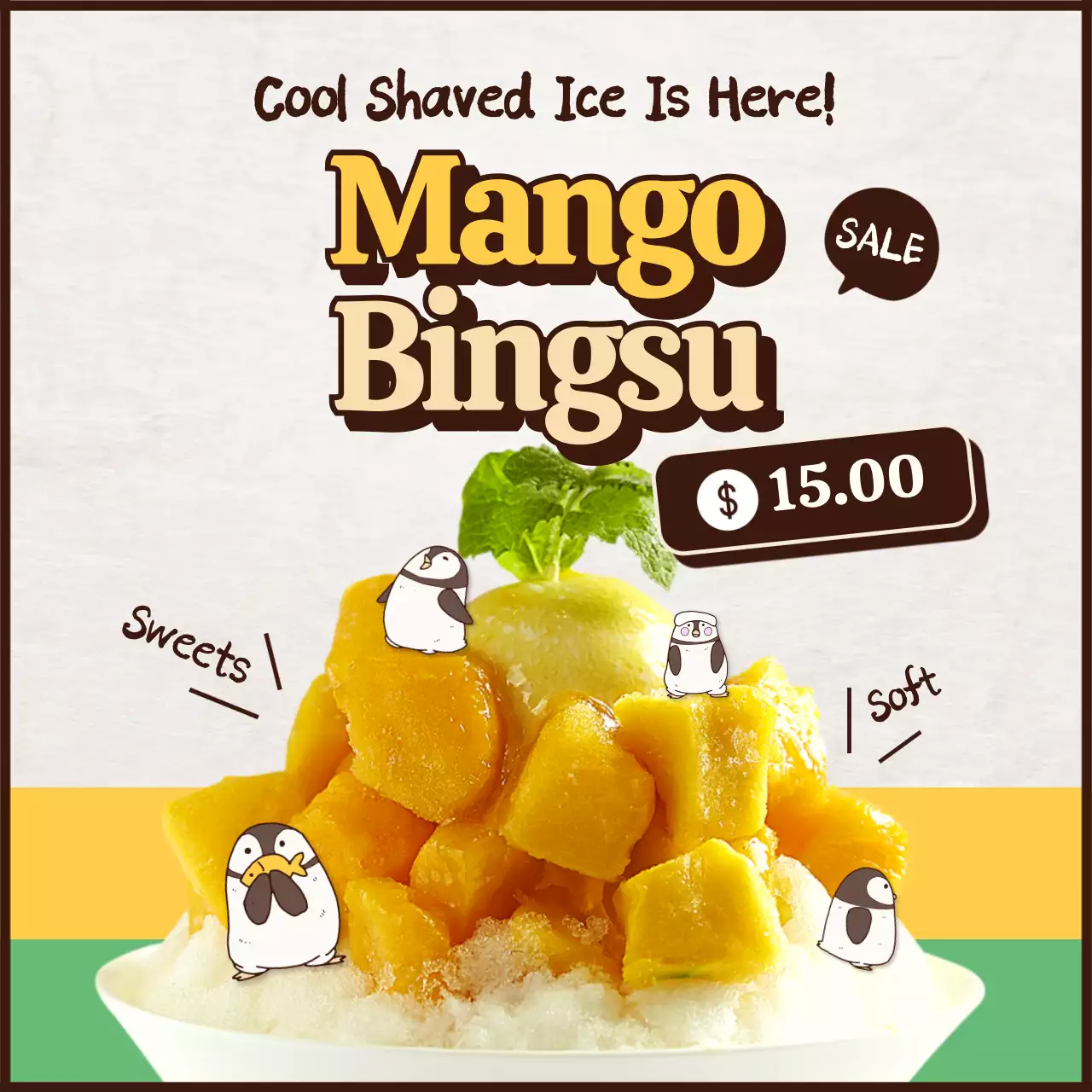 Brown Vintage Dessert Promotion Instagram Post