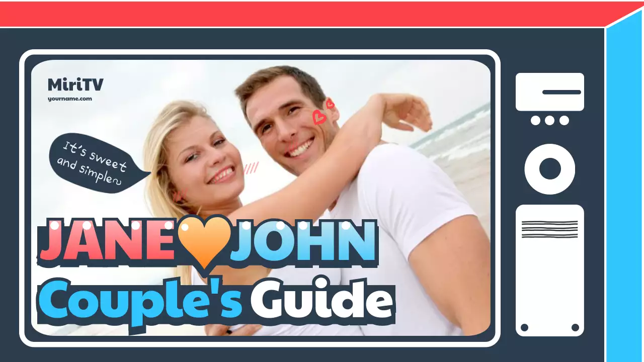 Blue Retro Couple Guide YouTube Thumbnail