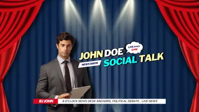 Red Modern News Promotion YouTube Thumbnail