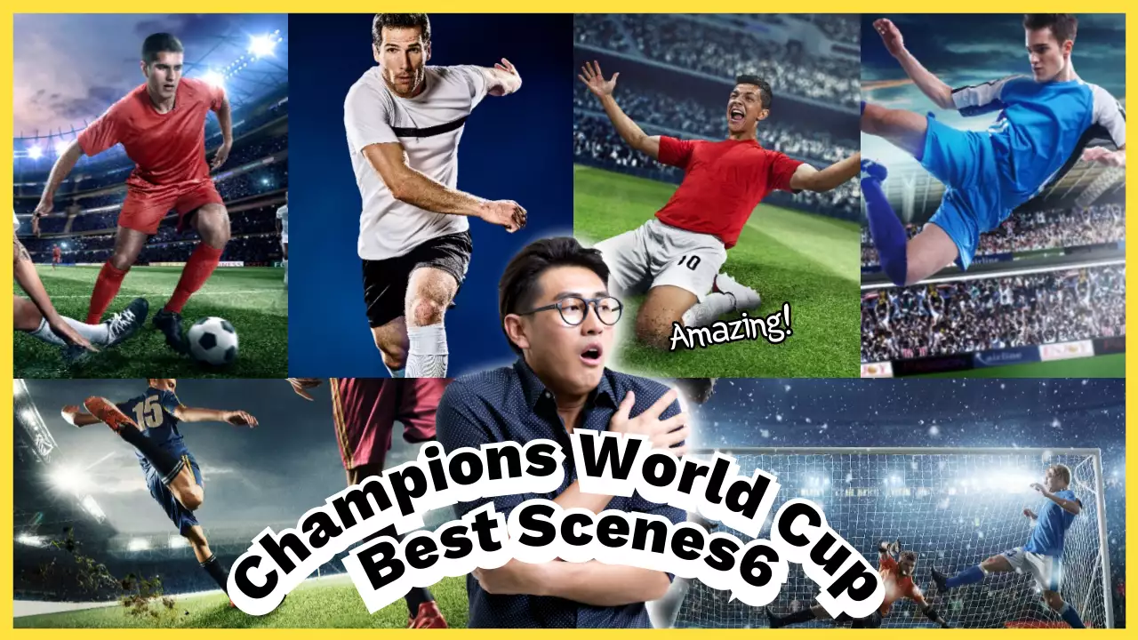 Blue Trendy Soccer Advertisement YouTube Thumbnail