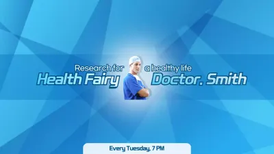 Blue Modern Health Promotion YouTube Thumbnail