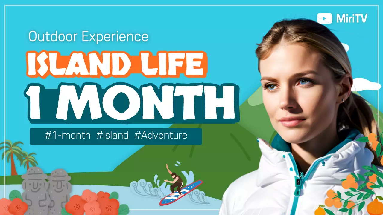 Blue Modern Adventure Promotion YouTube Thumbnail