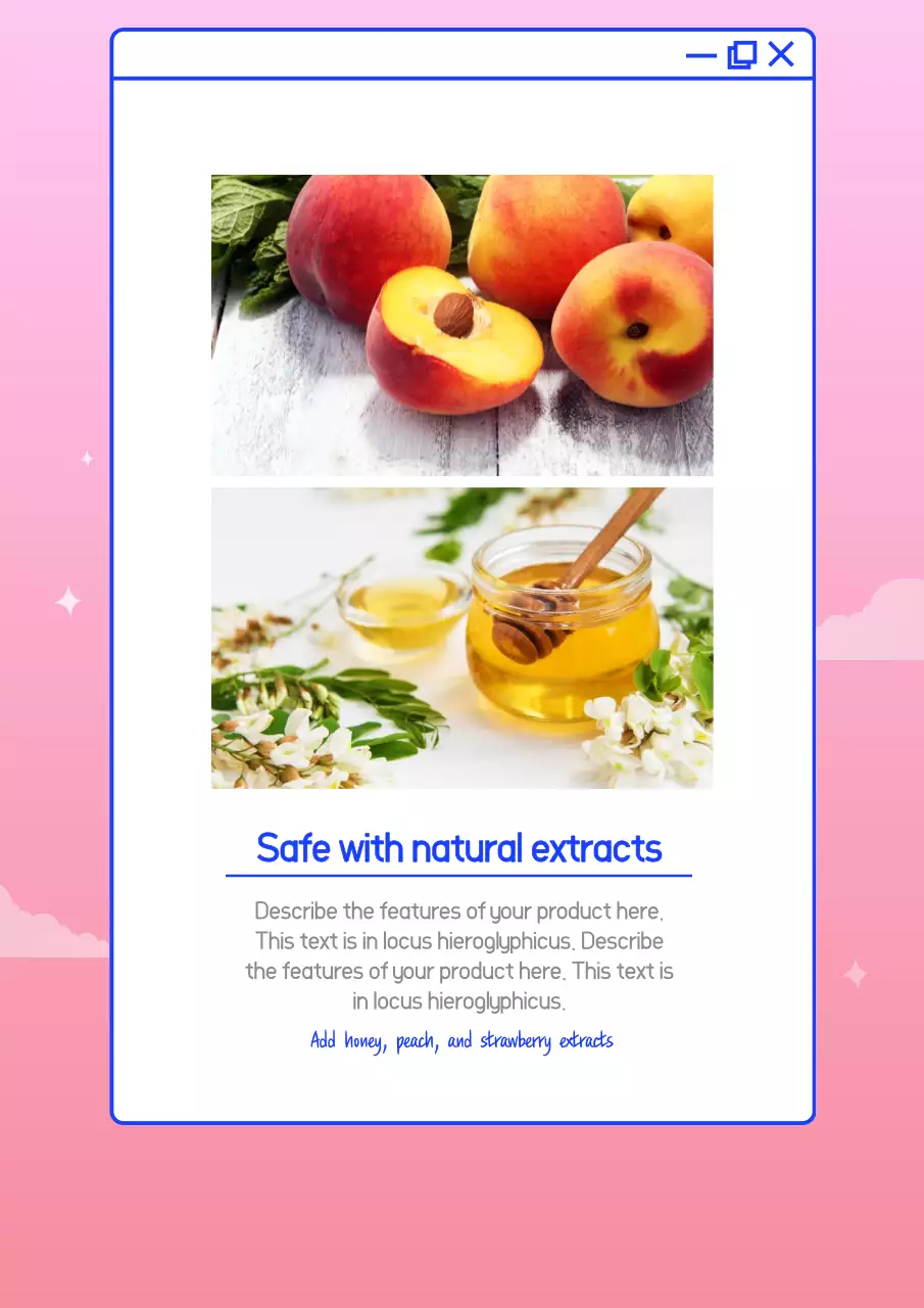 Poster Promosi Rias Wajah Trendi Warna Pink