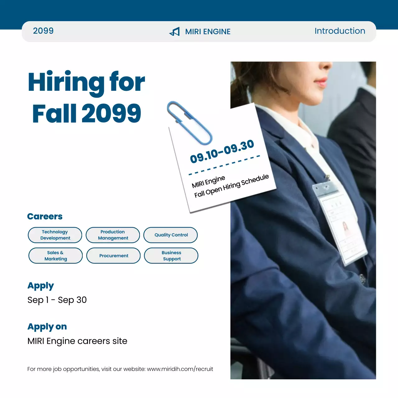 Blue Modern Quality Management Promotion