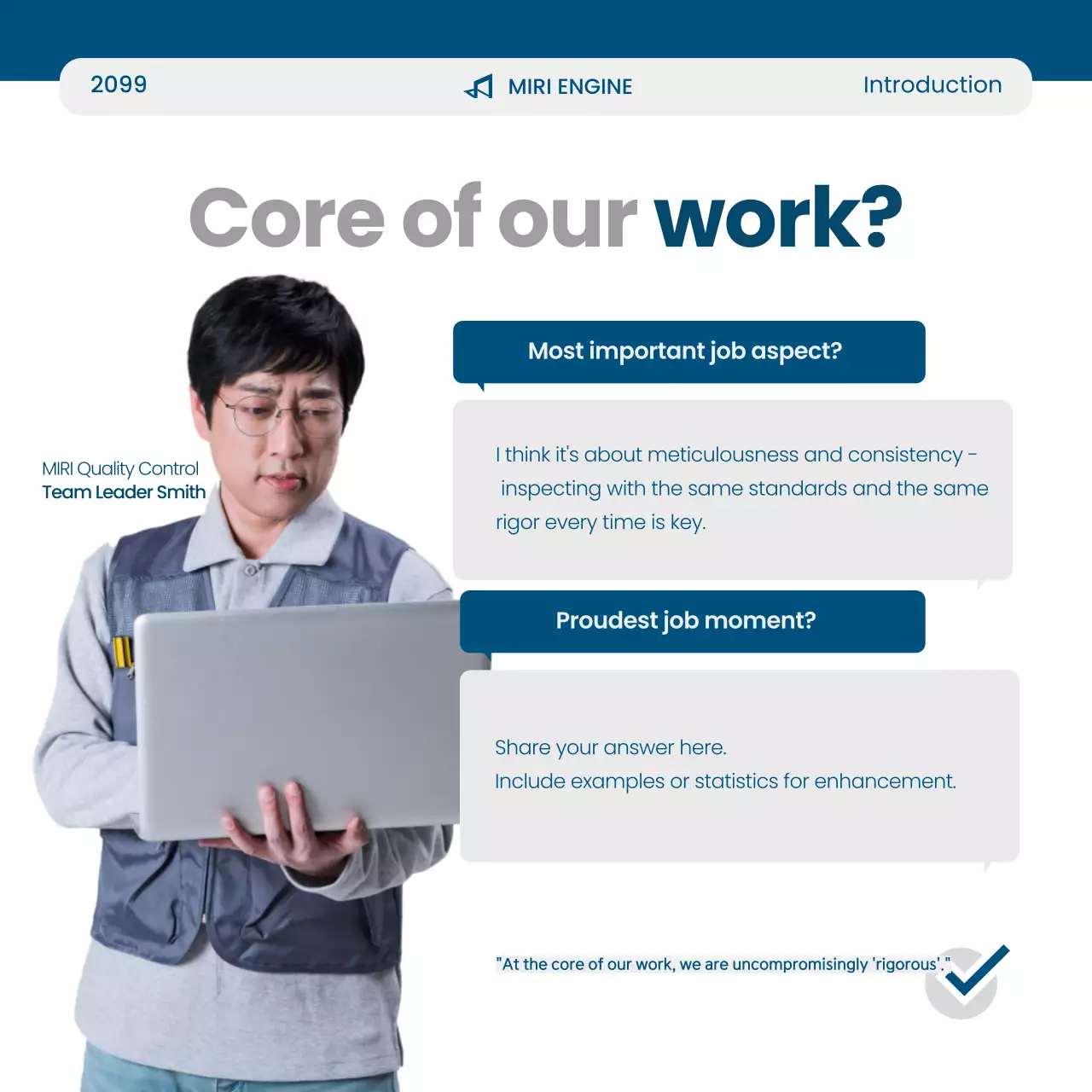 Blue Modern Quality Management Promotion