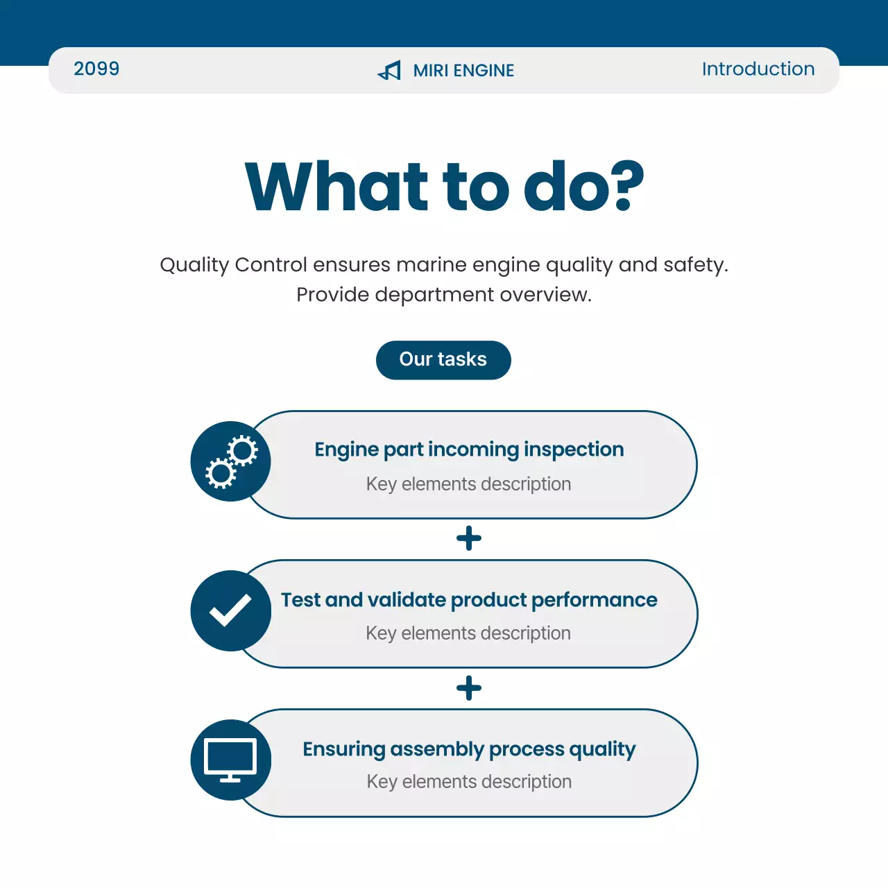 Blue Modern Quality Management Promotion