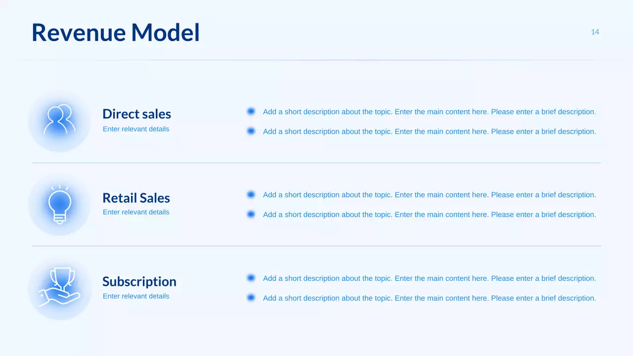 Blue Modern Sales Presentation