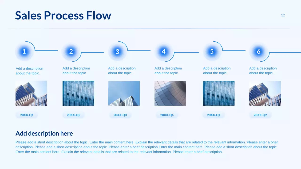 Blue Modern Sales Presentation
