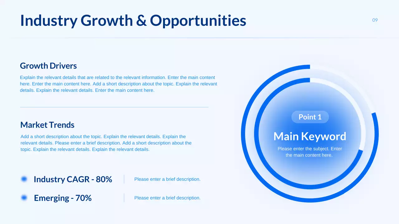 Blue Modern Sales Presentation