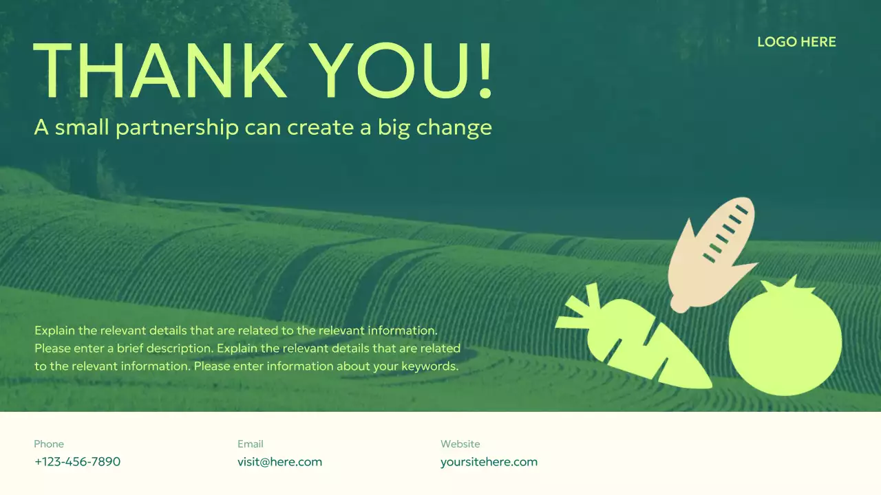 Green Modern Organic Proposal Presentation