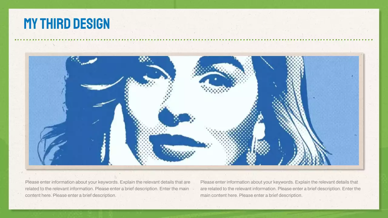 Green And Blue Modern Design Portfolio Presentation
