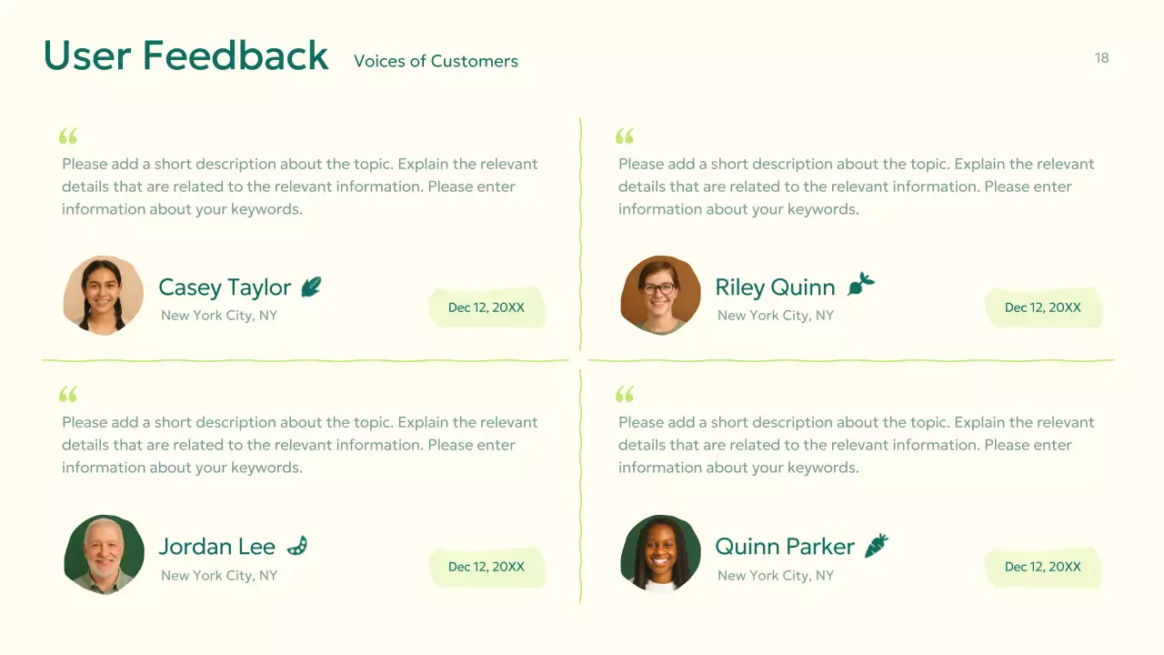 Green Modern Organic Proposal Presentation