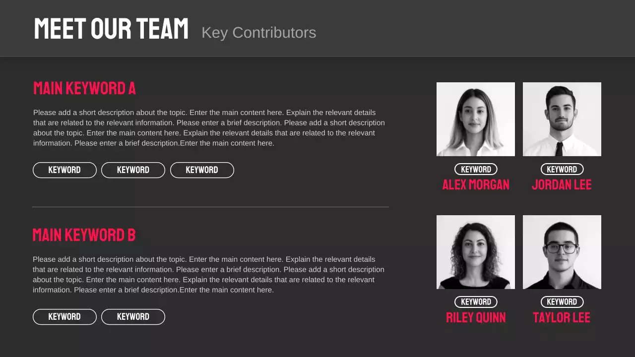 Red Modern Business Presentation