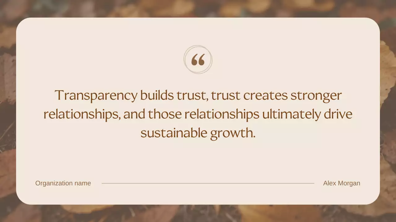 Beige Elegant Sustainability Presentation