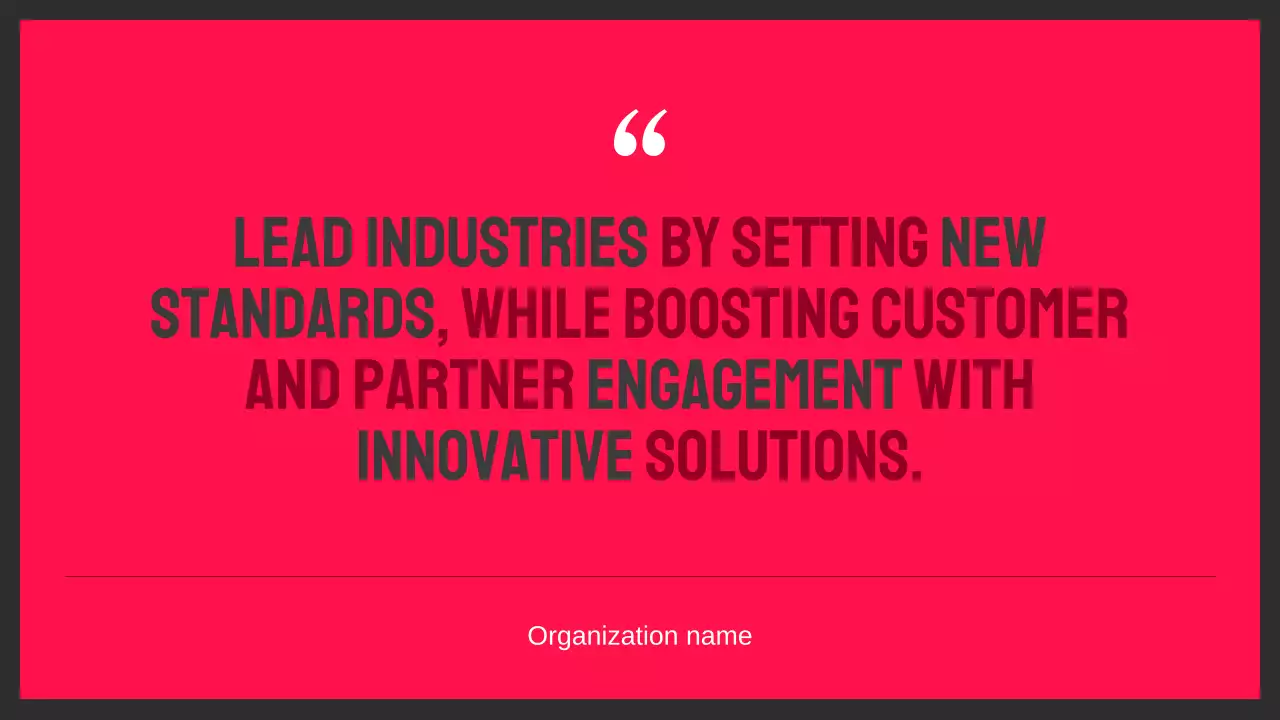 Red Modern Business Presentation