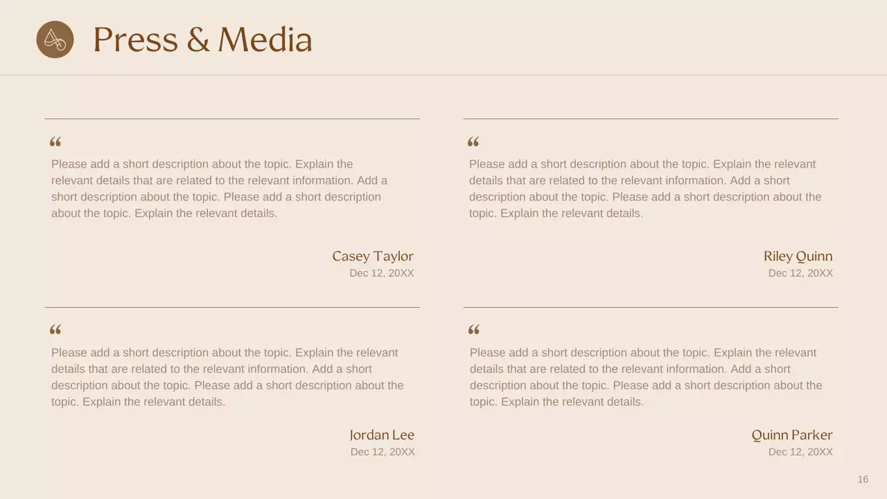 Beige Elegant Sustainability Presentation