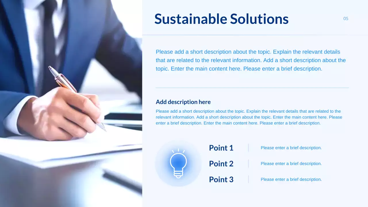 Blue Modern Sales Presentation