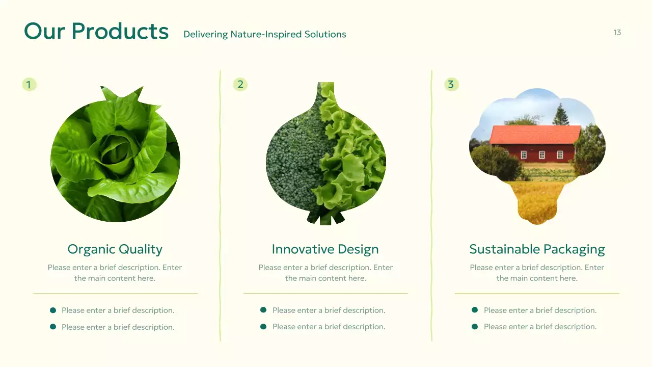 Green Modern Organic Proposal Presentation