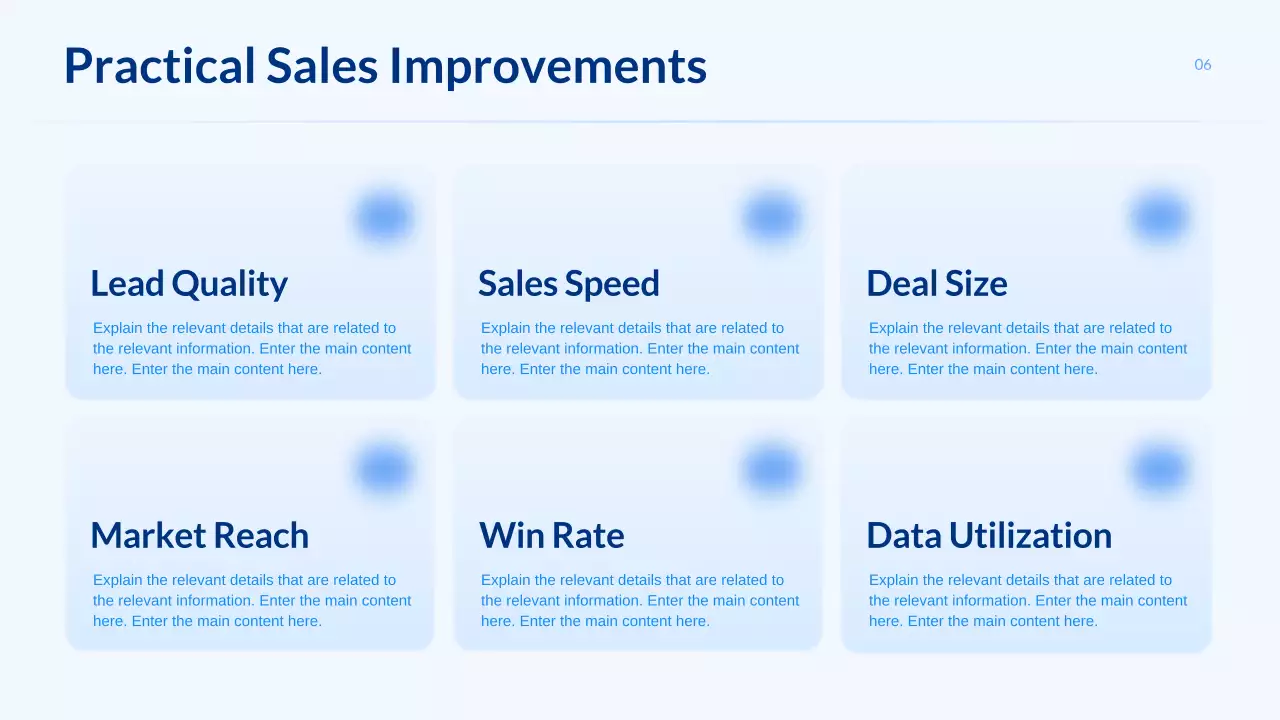 Blue Modern Sales Presentation