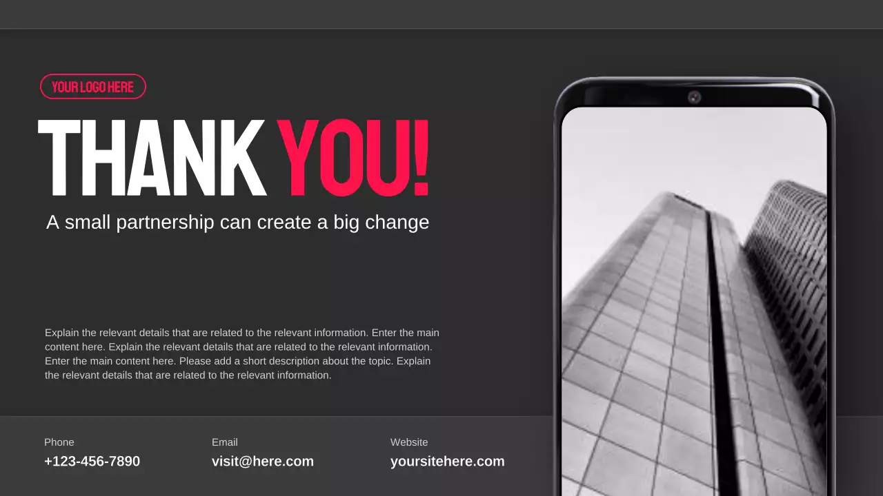 Red Modern Business Presentation