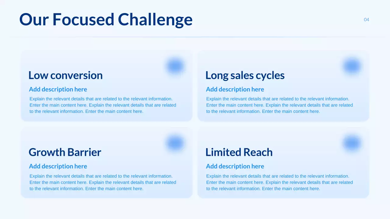 Blue Modern Sales Presentation