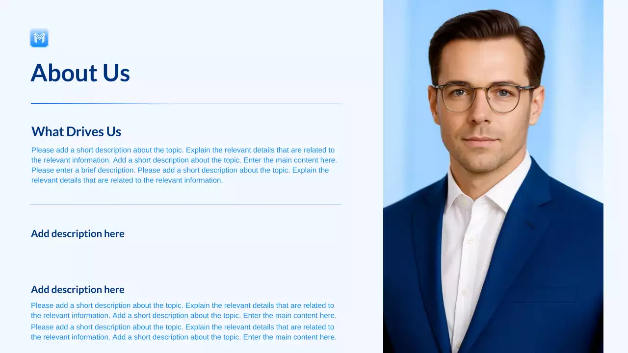 Blue Modern Sales Presentation