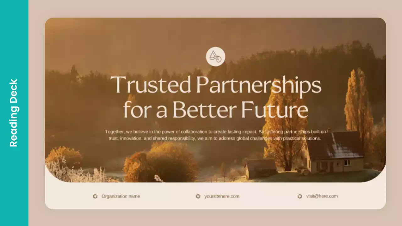 Beige Elegant Sustainability Presentation