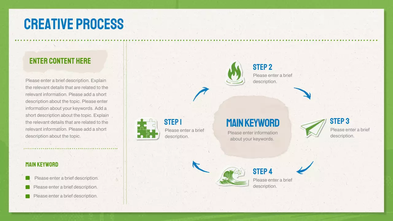 Green And Blue Modern Design Portfolio Presentation