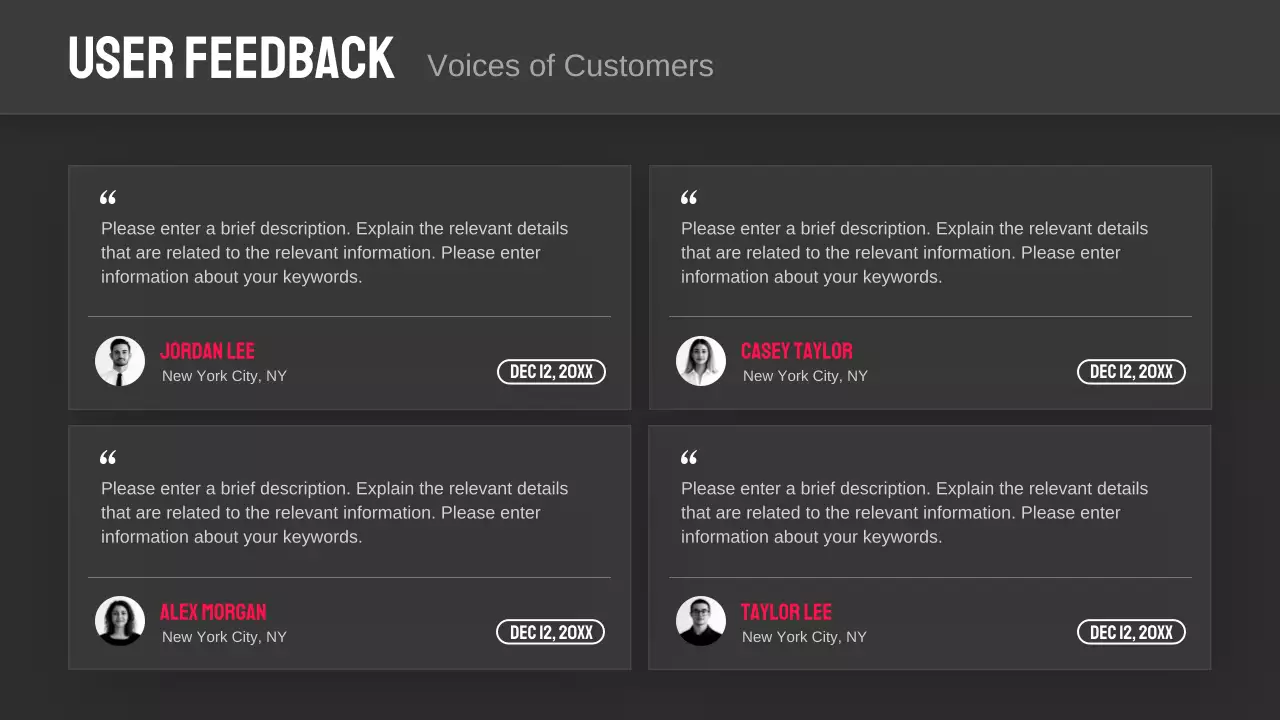 Red Modern Business Presentation