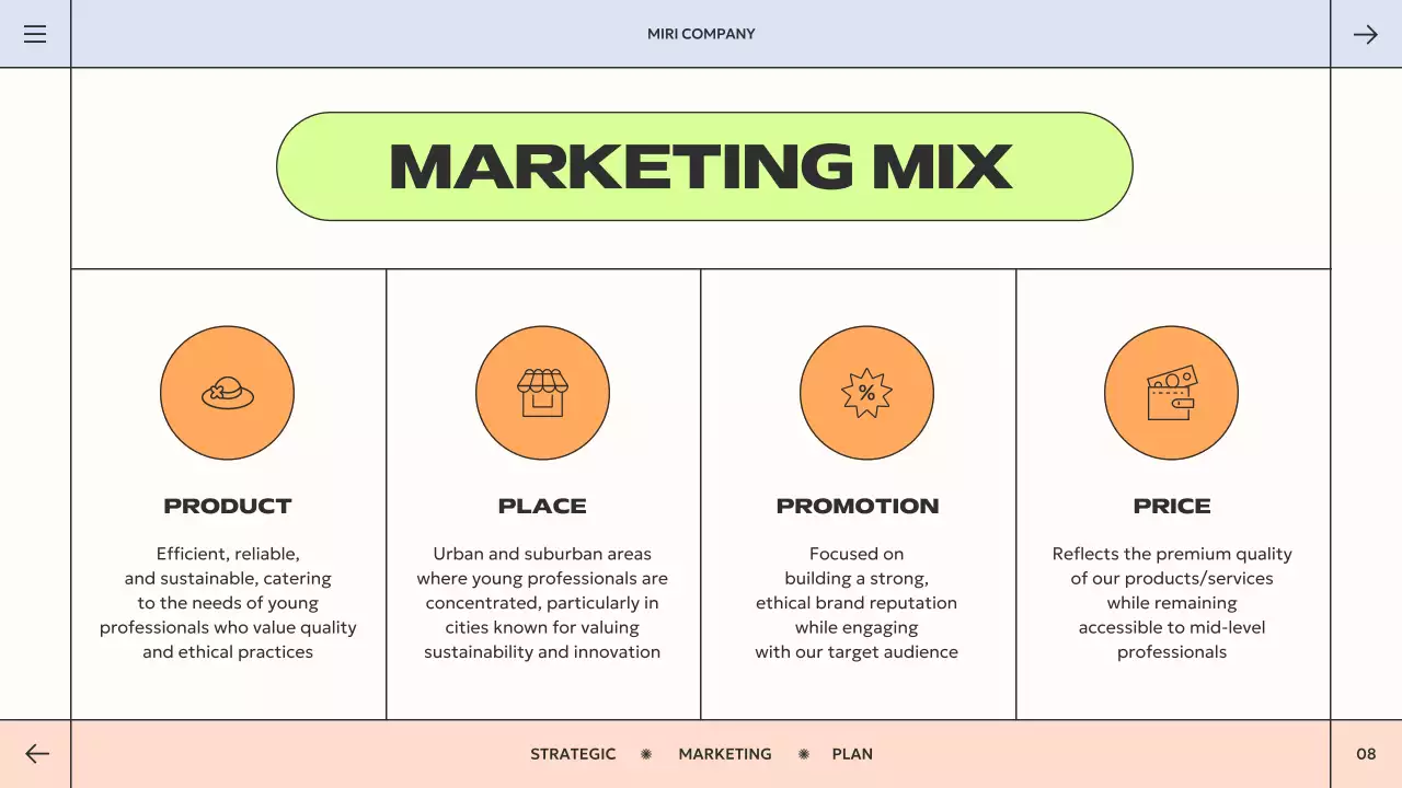 연두 모던 마케팅 기획서