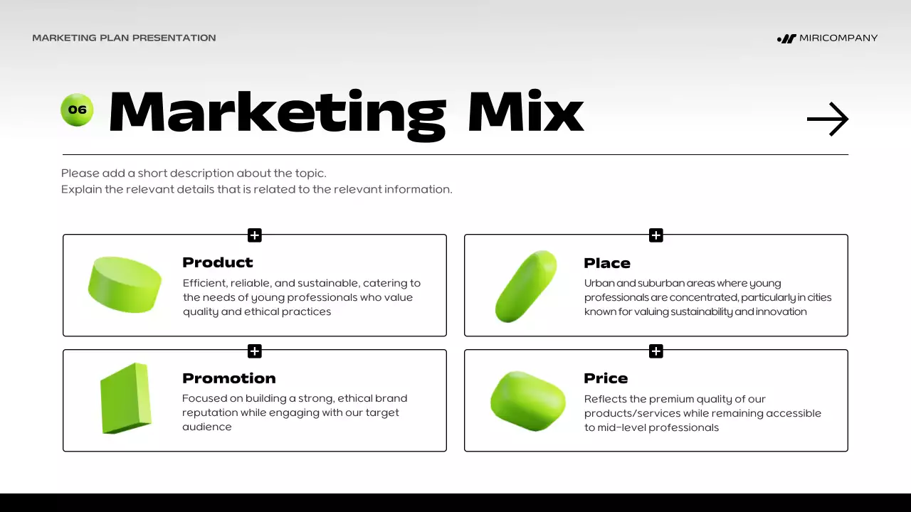 검정 모던 마케팅 계획서