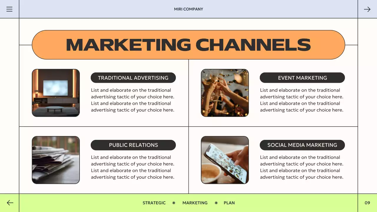 연두 모던 마케팅 기획서