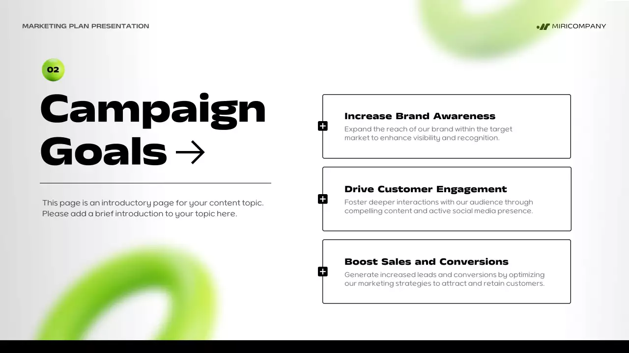 검정 모던 마케팅 계획서