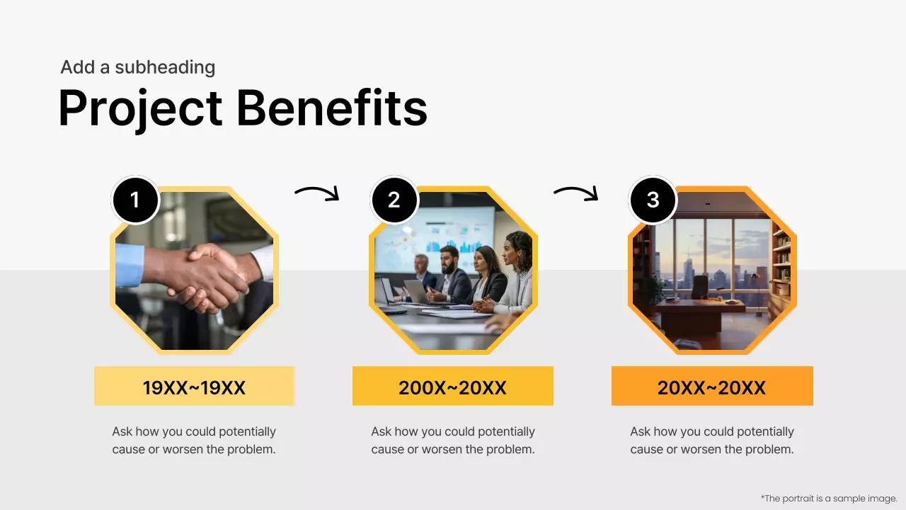 노랑 모던 제안서 홍보