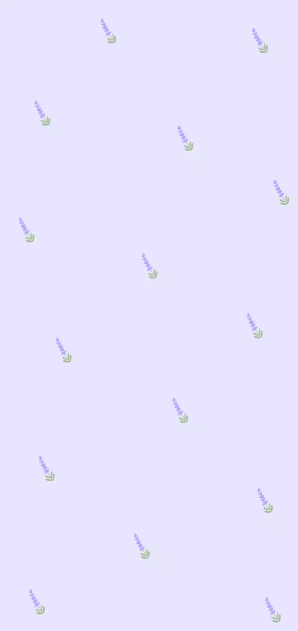 라벤더 미니멀 자연 엽서