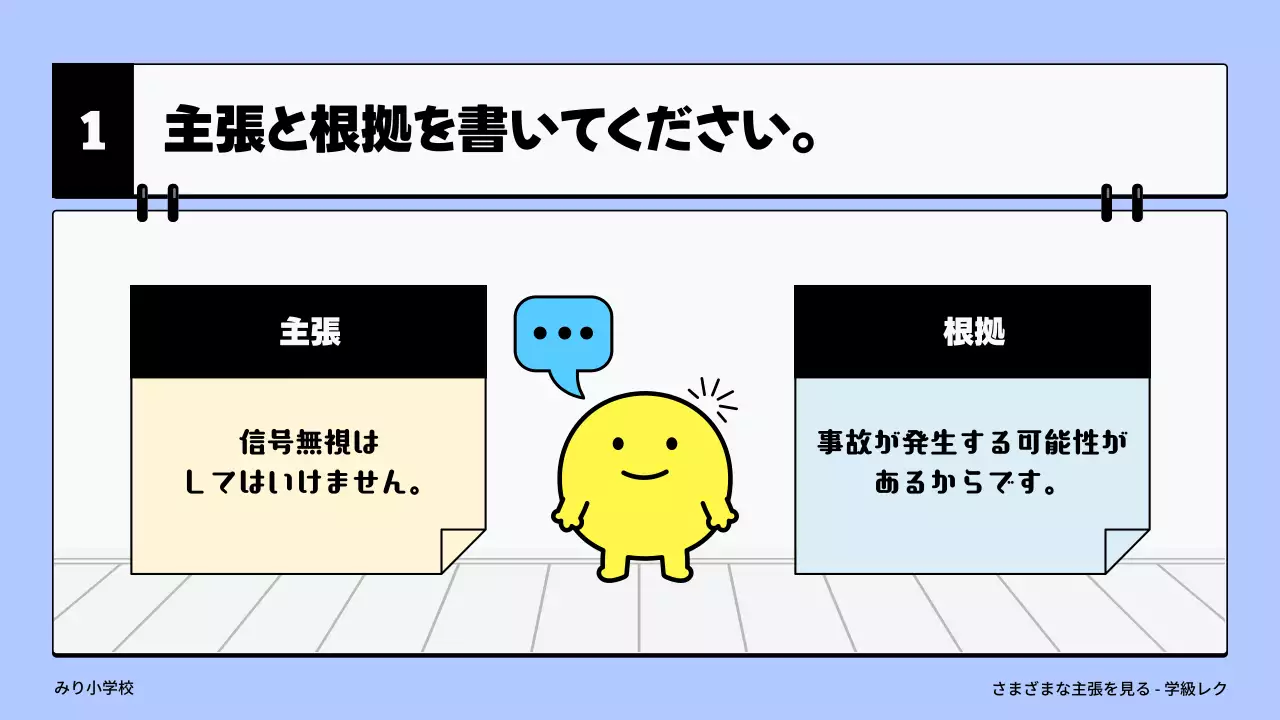 黄色 かわいい 教育 ポスター プレゼンテーション