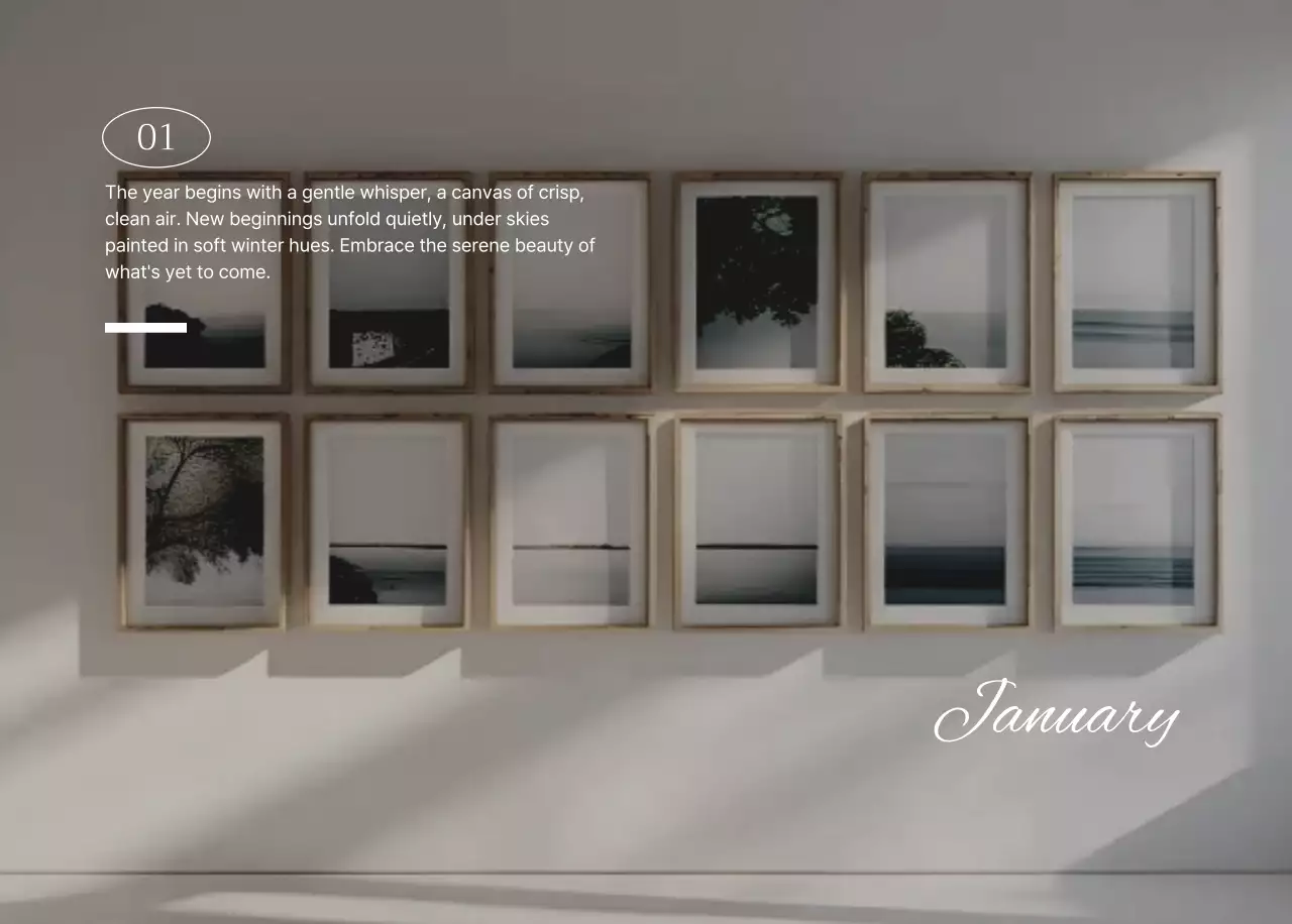 緑 モダン 都市 カレンダー