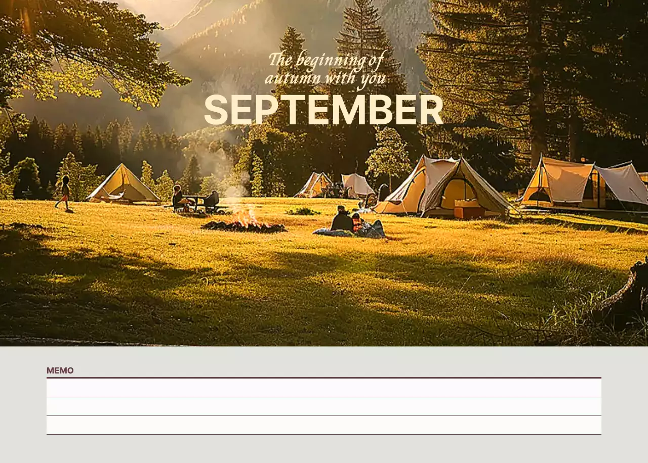 青 シンプル 自然 カレンダー