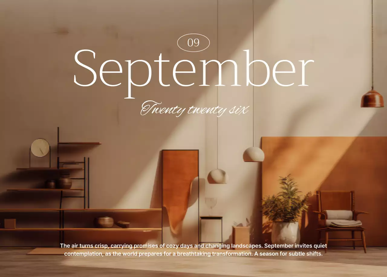 緑 モダン 都市 カレンダー