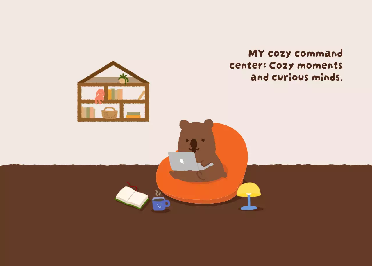 茶色 かわいい 動物 カレンダー