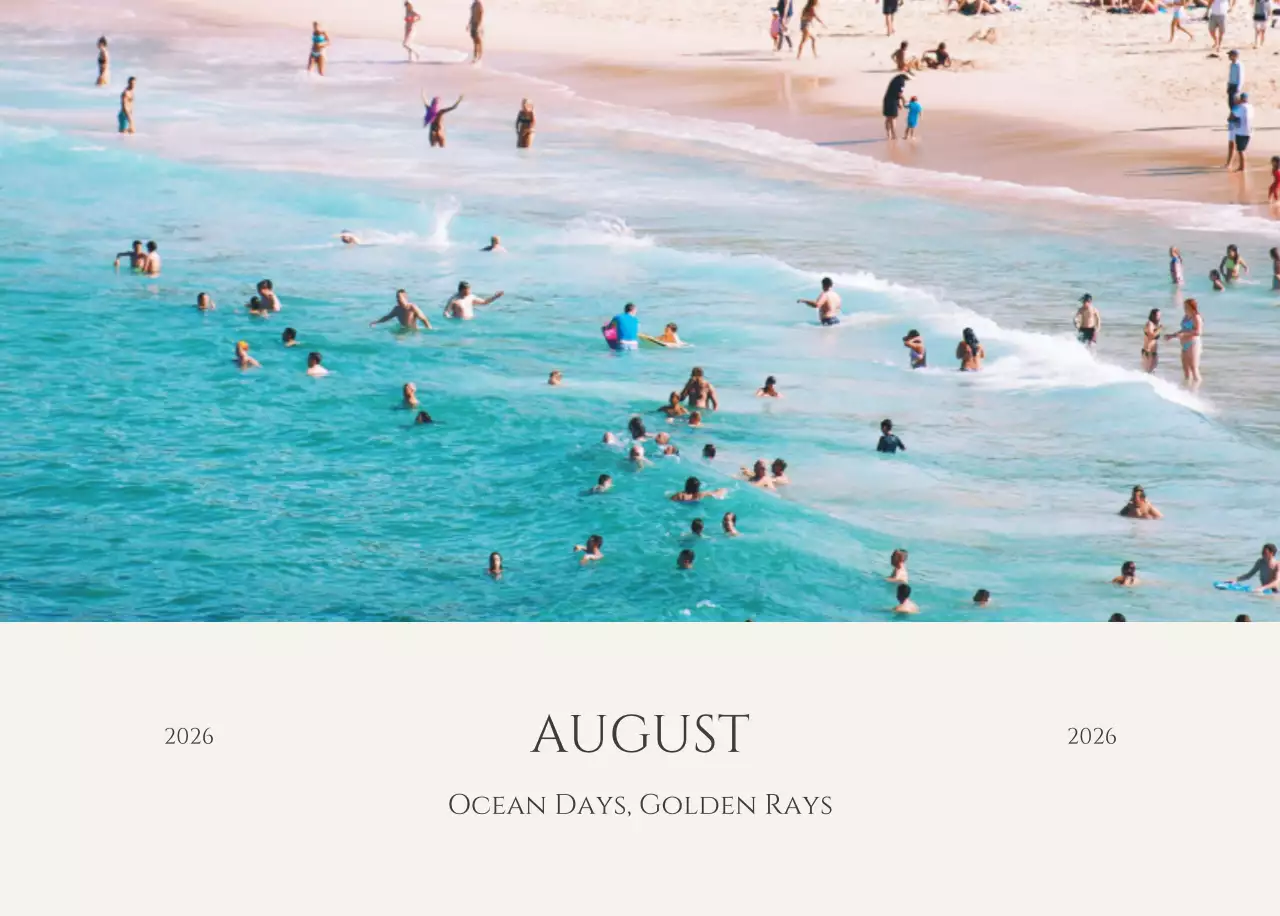 黄色 シンプル 季節 カレンダー