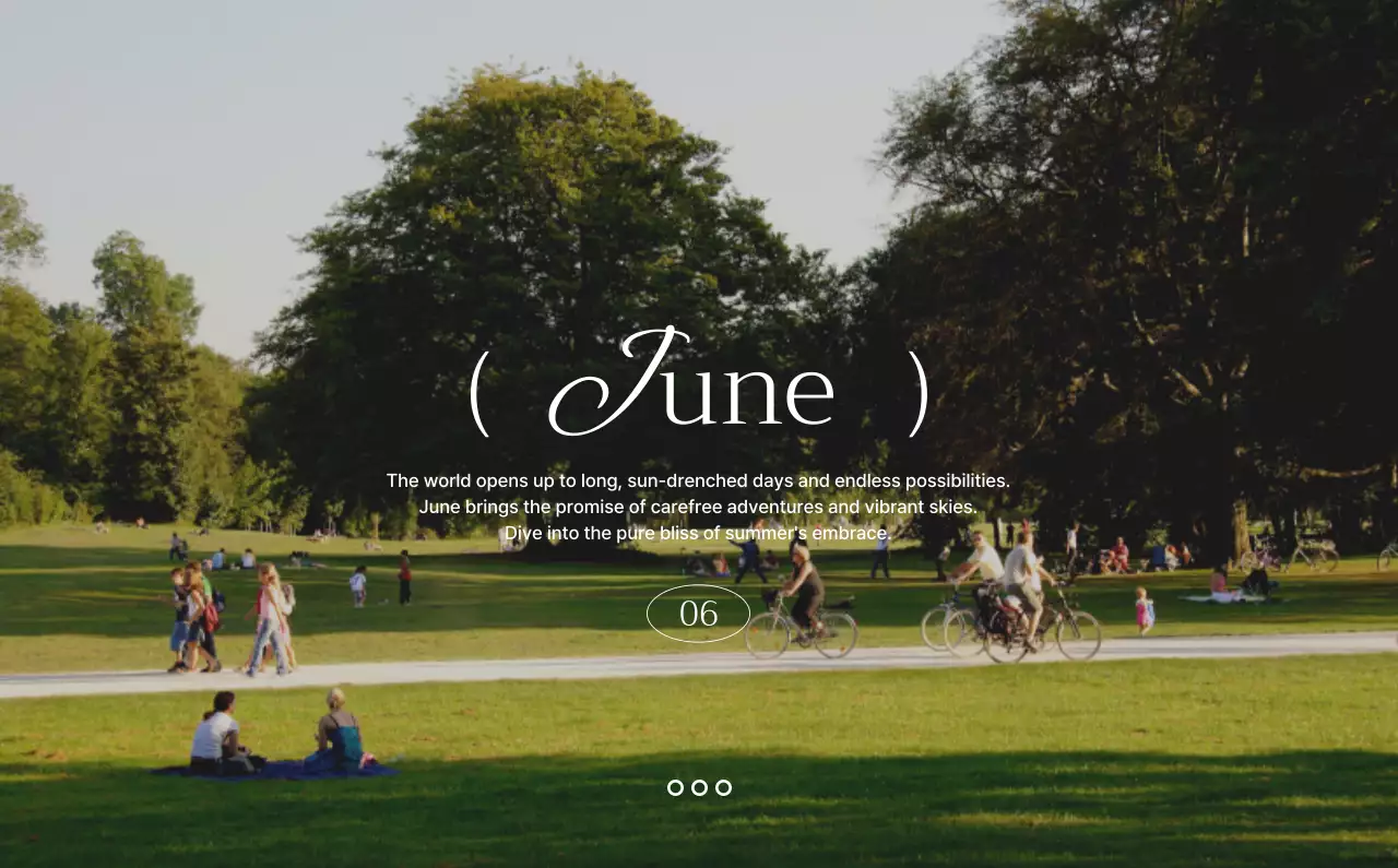 緑 ナチュラル 風景 カレンダー