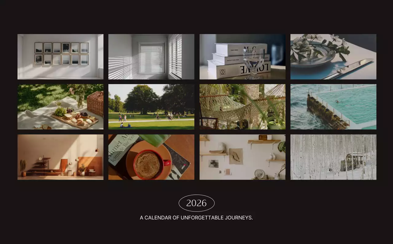 緑 ナチュラル 風景 カレンダー