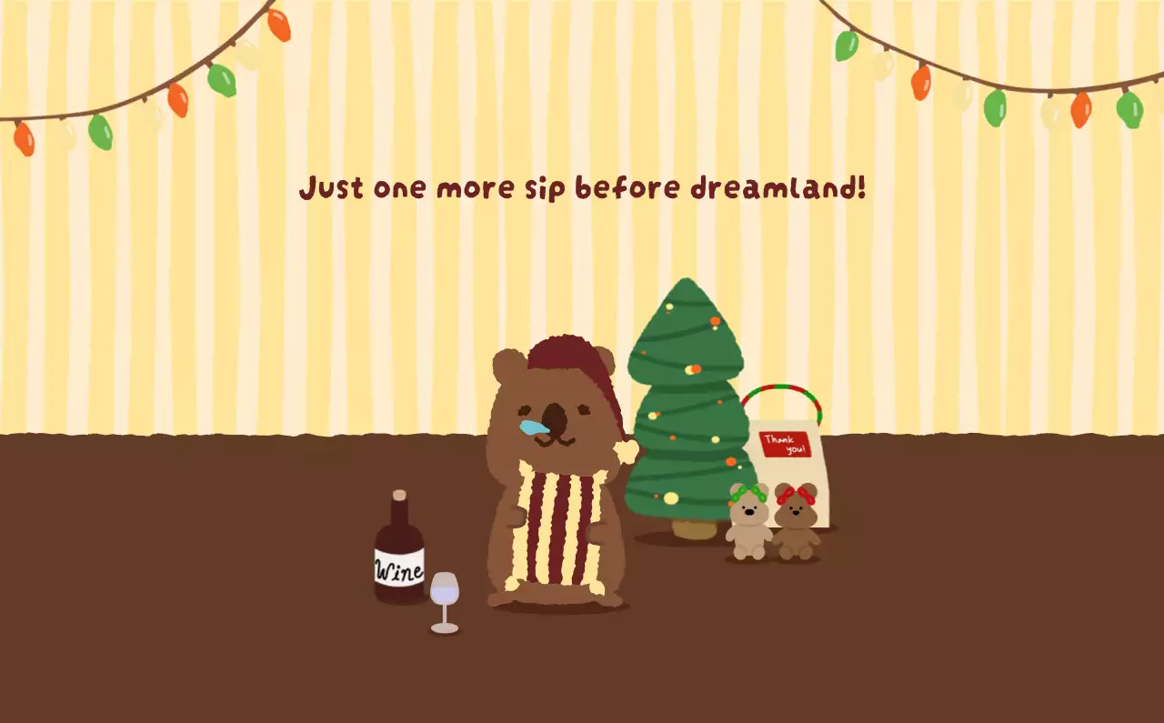 茶色 かわいい クマ カレンダー