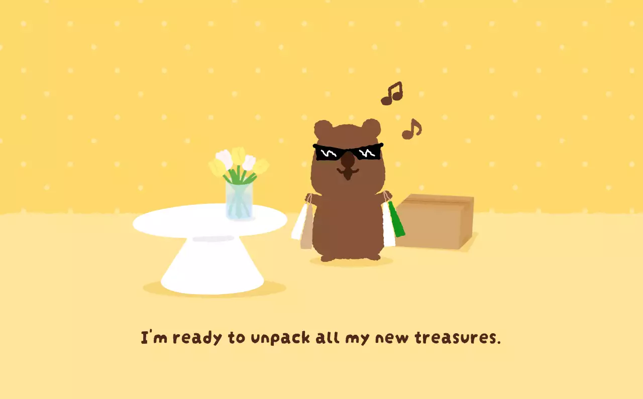 茶色 かわいい クマ カレンダー