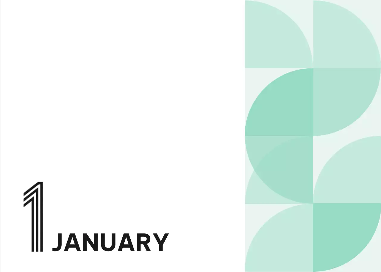 青 シンプル カレンダー 予定表