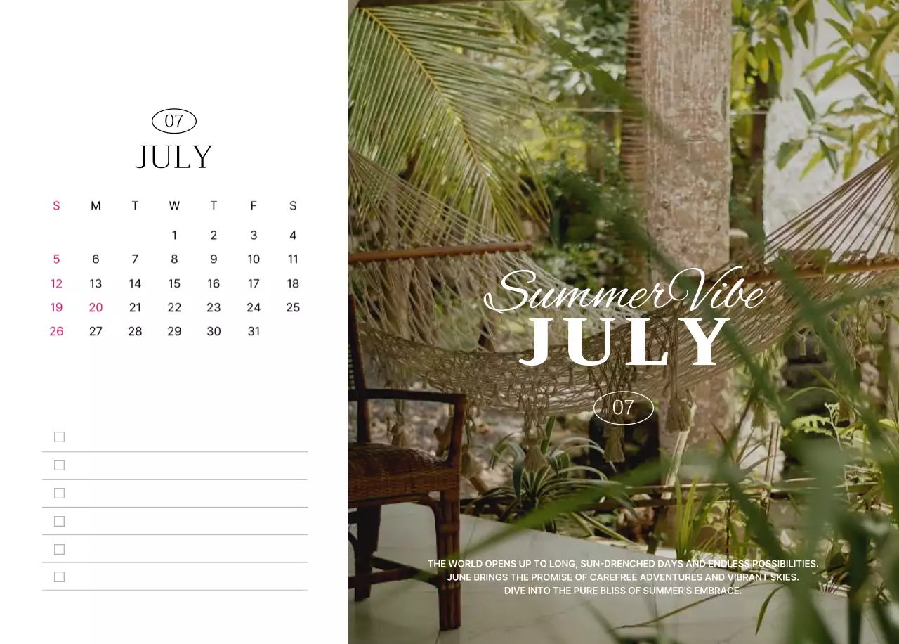 白黒 シンプル 旅行 カレンダー