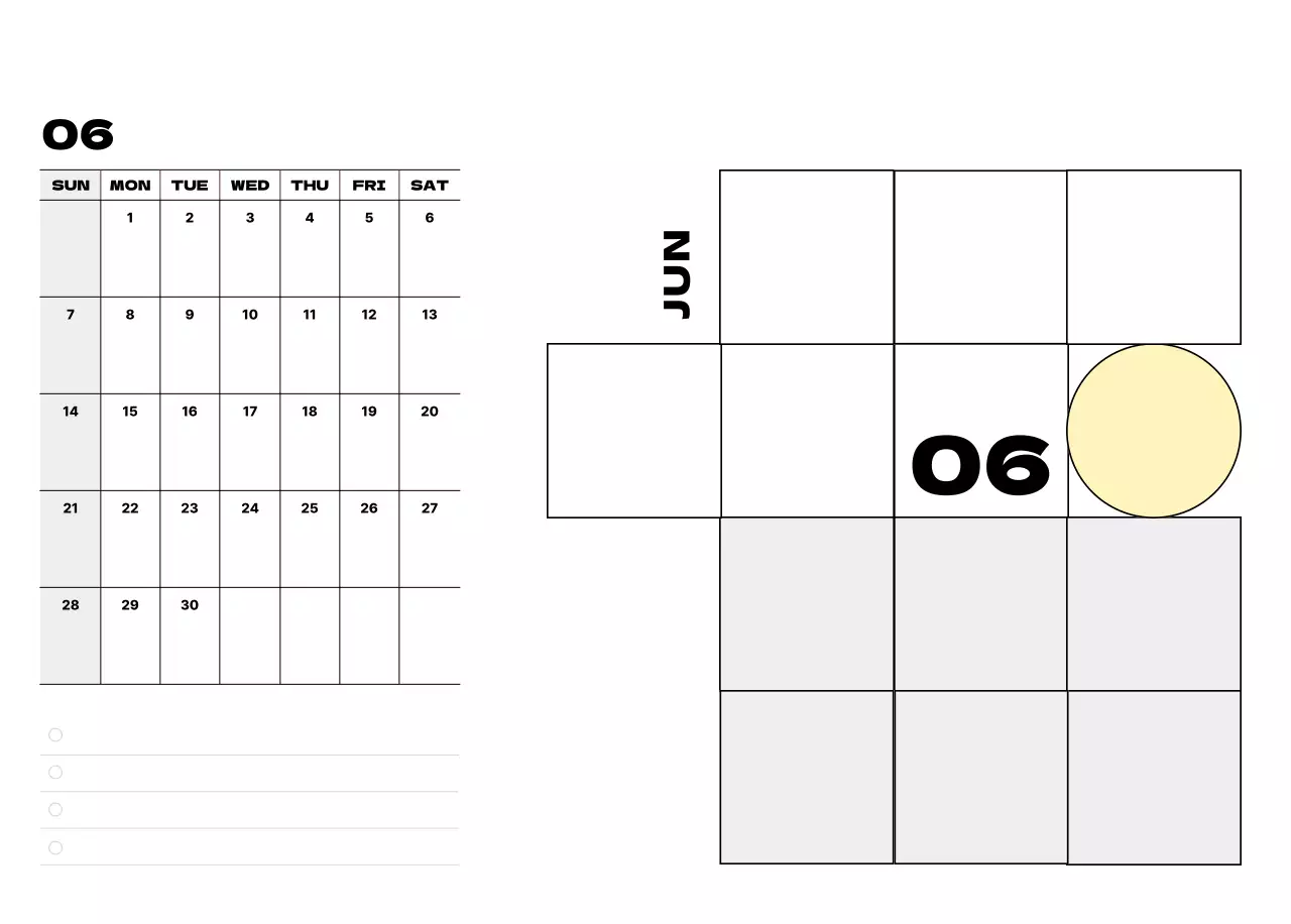 ベージュ シンプル カレンダー 予定表